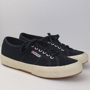 Superga Black Canvas Sneakers